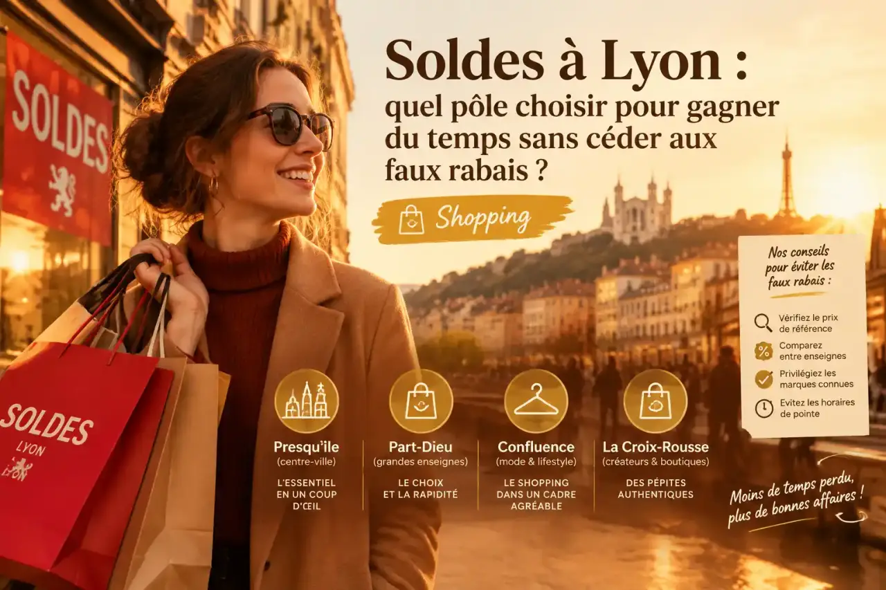 Soldes à Lyon : quel pôle choisir pour gagner du temps sans céder aux faux rabais ?