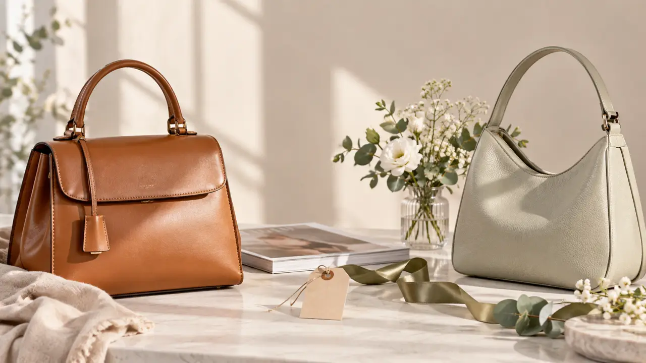 Sélection de sacs en cuir et de sacs vegan élégants